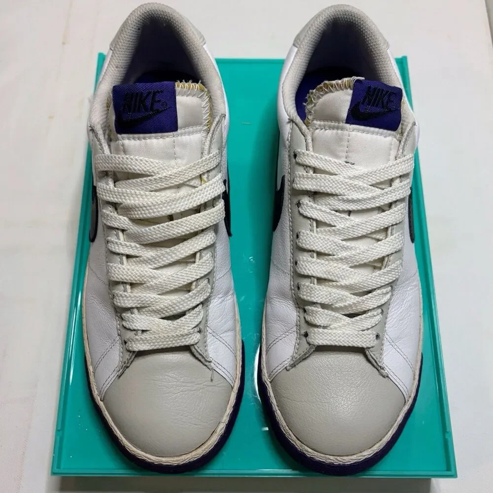Nike Air Blazer Low ‘77 Varsity Sneaker White/Gray/Purple/Black 317552-101 VTG